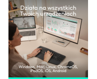 Logitech Signature Comfort Plus MK880 grafitowy - 1533424 - zdjęcie 14